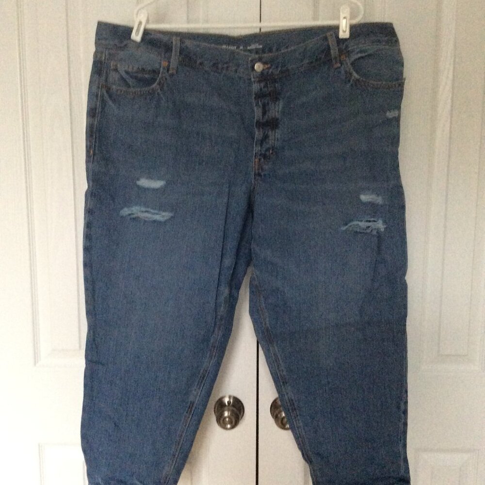 NWT Old Navy Slouchy Taper Denim, Plus Size 20